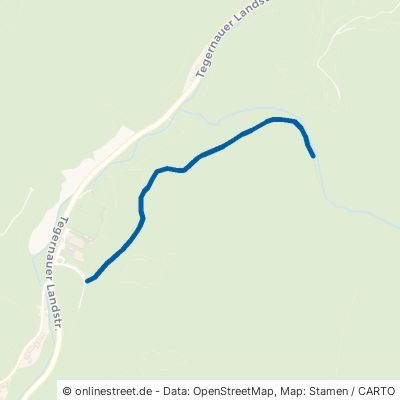 Unterer Brandenweg Kleines Wiesental Tegernau 