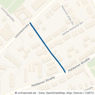 Max-Beckmann-Straße Hagen Hochschulviertel 