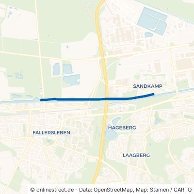 Serviceweg Mittellandkanal Nord Wolfsburg 