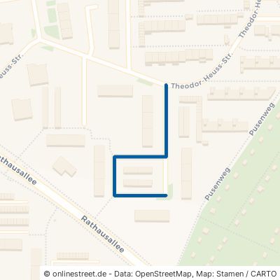 Gustav-Grossmann-Straße Moers Rheinkamp Mitte 