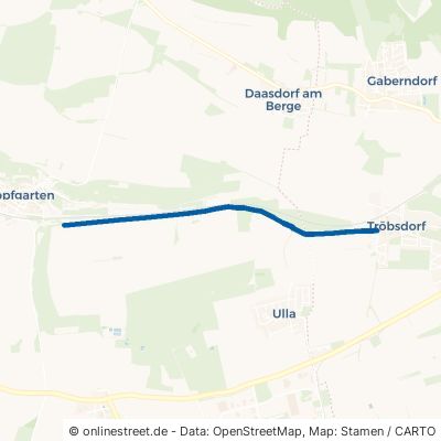 Hopfgartener Weg Weimar Tröbsdorf 