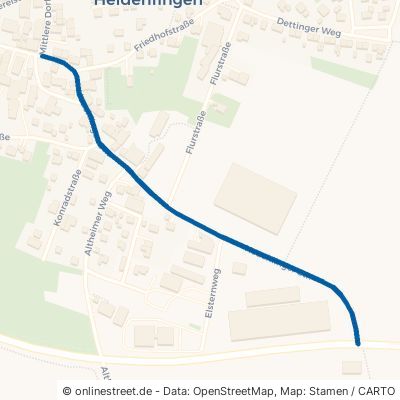 Heuchlinger Straße Gerstetten Heldenfingen 