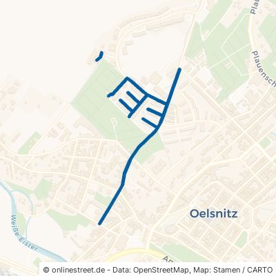 Adolf-Damaschke-Straße Oelsnitz 