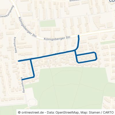 Görlitzer Straße Münster Coerde 