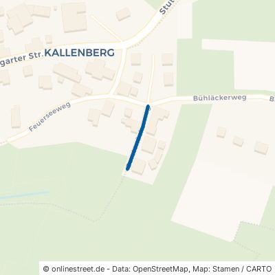 Gerstenäckerweg Althütte Kallenberg 