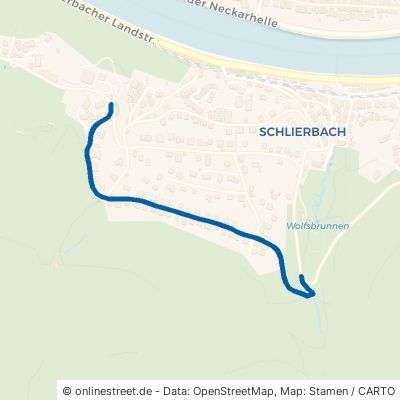 Klingelhüttenweg Heidelberg Schlierbach 