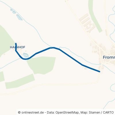 Hainhofweg Leutershausen Frommetsfelden 