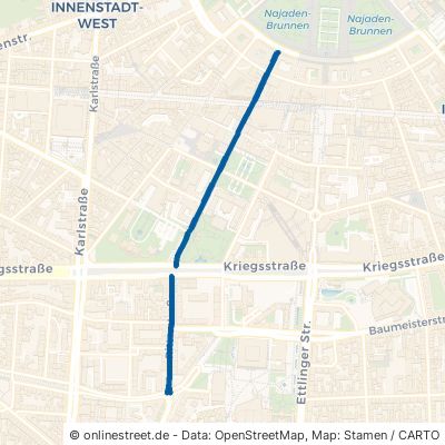 Ritterstraße Karlsruhe Innenstadt-West 