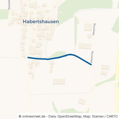 Feldweg Gachenbach Habertshausen 