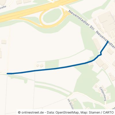 Sonnenburgweg Öhringen 
