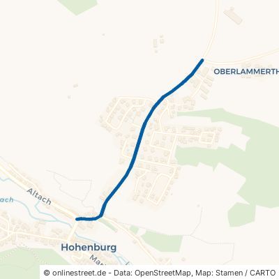 Mendorferbucher Straße Hohenburg Lammerthal 