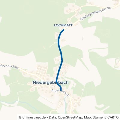 Herrischrieder Straße Herrischried Niedergebisbach 