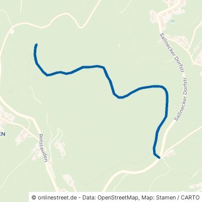 Tiergartenweg Kleines Wiesental Tegernau 