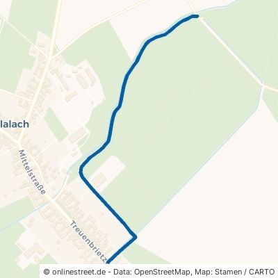 Weg Zum Reiterhof 14822 Mühlenfließ Schlalach 