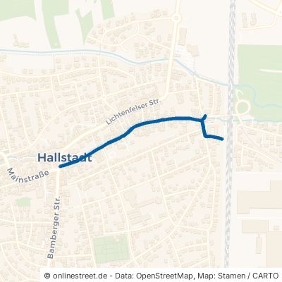 Bahnhofstraße Hallstadt 