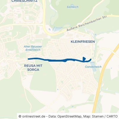 Kleinfriesener Straße Plauen Reusa 