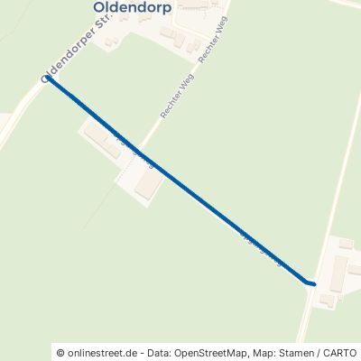 Upgangsweg Jemgum Oldendorp 