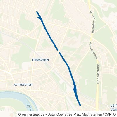 Großenhainer Straße Dresden Pieschen-Nord/Trachenberge 