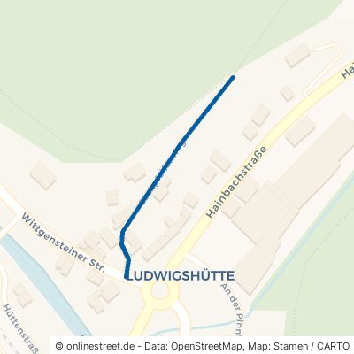 Sackpfeifenweg Biedenkopf Ludwigshütte 