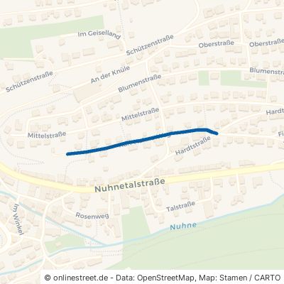 Karl-Hahne-Weg Winterberg Züschen 