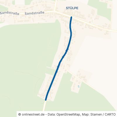 Ließener Straße Nuthe-Urstromtal Stülpe 