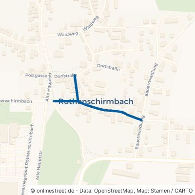 Untere Dorfstraße Eisleben Rothenschirmbach 