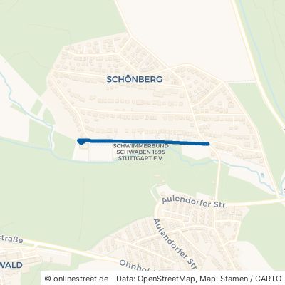 Taldorfer Straße Stuttgart Schönberg 