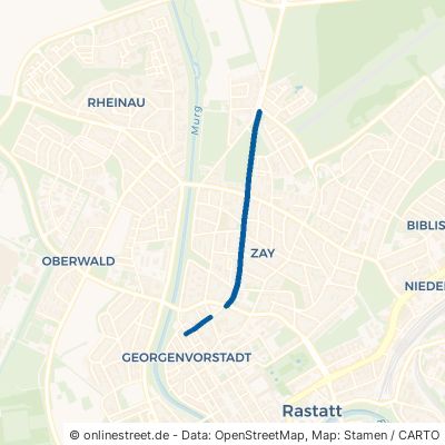 Zaystraße 76437 Rastatt Rastatt-Innenstadt