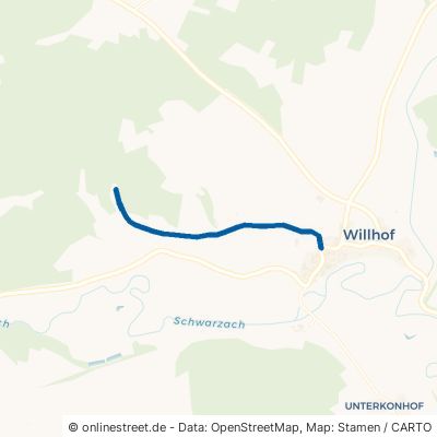 Wegweiherweg Altendorf Willhof 