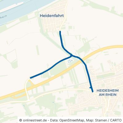 Heidenfahrtstraße Heidesheim am Rhein 