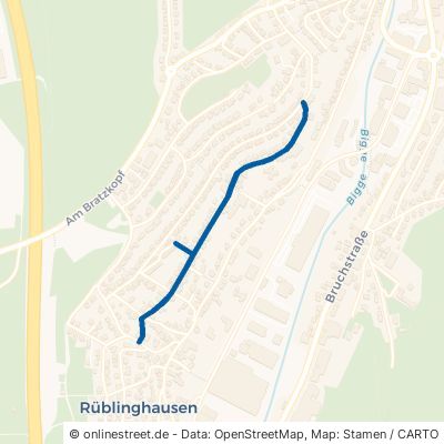 Rüblinghauser Straße Olpe Rüblinghausen 