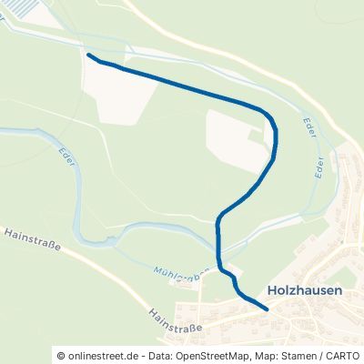 Mühlenstraße Hatzfeld Holzhausen 