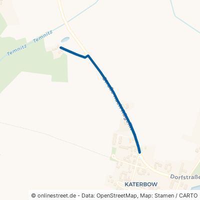 Straße Nach Rägelin Temnitzquell Katerbow 