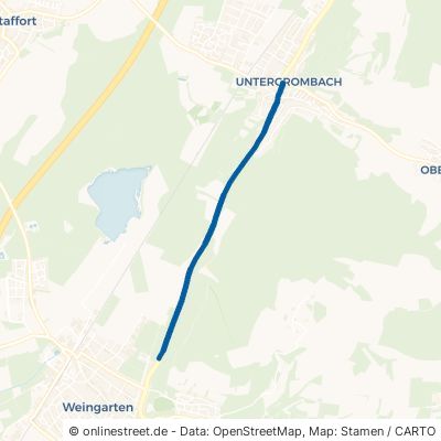 Weingartener Straße Bruchsal Untergrombach 