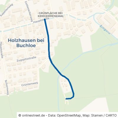Bachstraße Igling Holzhausen 