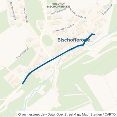 Dorfstraße Spangenberg Bischofferode 