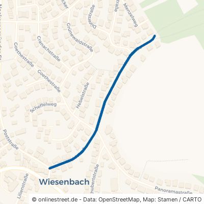 Waldstraße Wiesenbach 