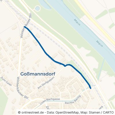 Wiesenweg Ochsenfurt Goßmannsdorf 