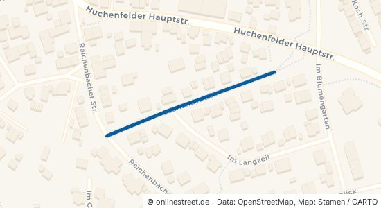 Saarlandstraße Pforzheim Huchenfeld 