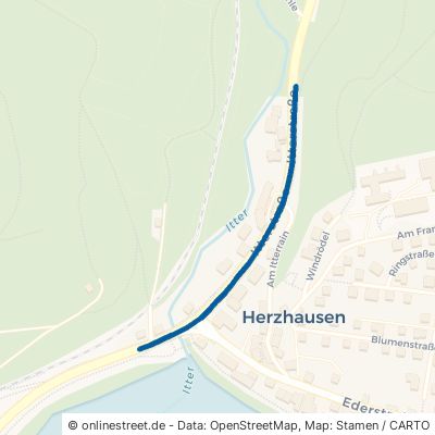 Itterstraße Vöhl Herzhausen 