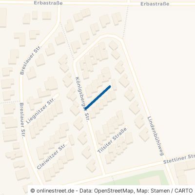 Allensteiner Straße Fellbach Schmiden 