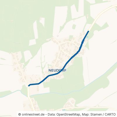 Neudorfer Straße Wartmannsroth Schwärzelbach 