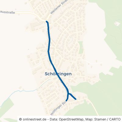 Hauptstraße Schömberg Schörzingen 