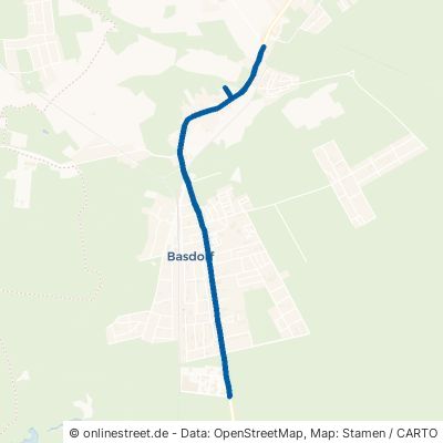 Prenzlauer Straße Wandlitz Basdorf 