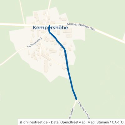 Kapellenweg Marienheide Kempershöhe 