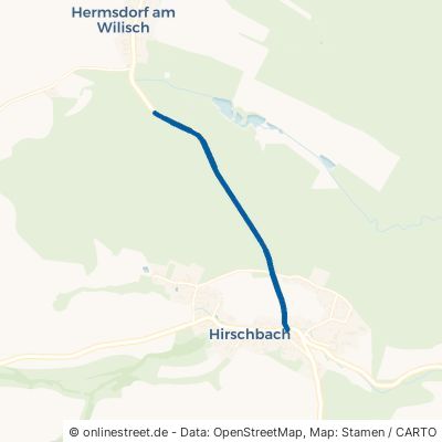 Hermsdorfer Straße Glashütte Hirschbach 