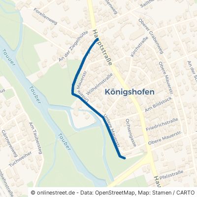 Unterer Grabenweg Lauda-Königshofen Königshofen 