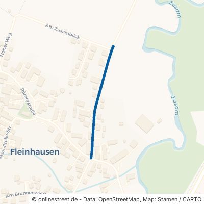 Kreuzwiesstraße Dinkelscherben Fleinhausen 