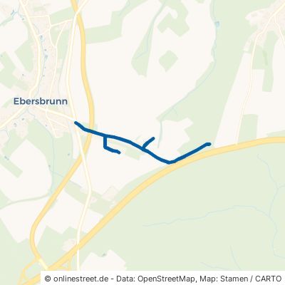 Niedercrinitzer Straße Lichtentanne Ebersbrunn 