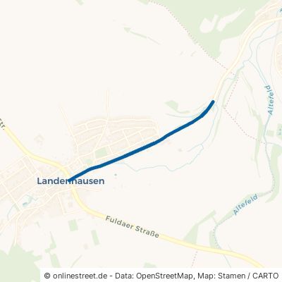 Salzschlirfer Straße Wartenberg Landenhausen 